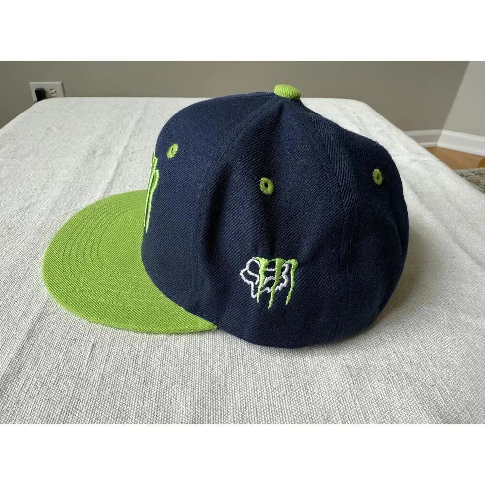 Vintage Fox Racing Board Shorts Size 36 & Vintage Fox/Monster SnapBack Hat - Picture 7 of 9